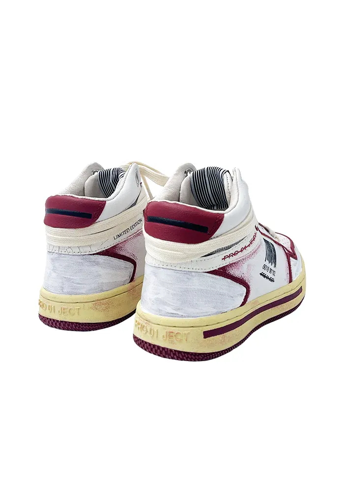 Basket Haute P5BW Rouges – Image 4