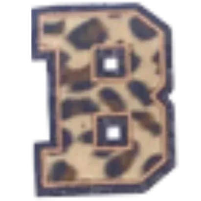 Sticker Columbia Lettre Leopard – Image 5