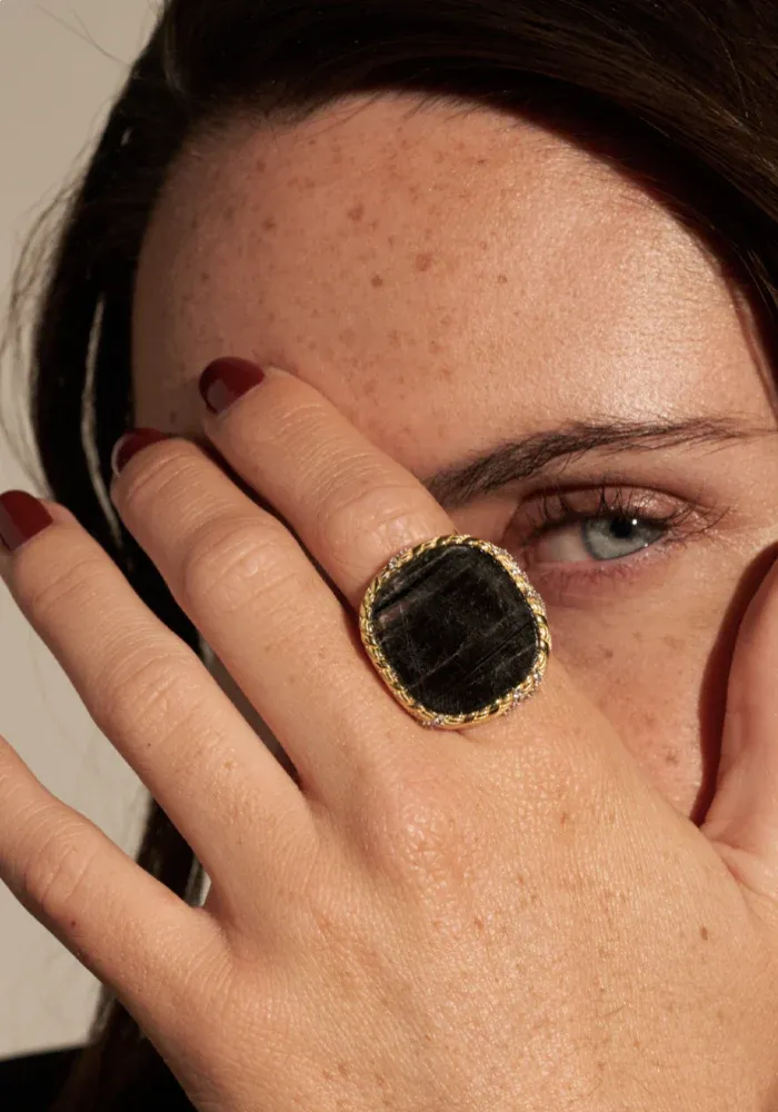 Bague Dona Onyx Noir