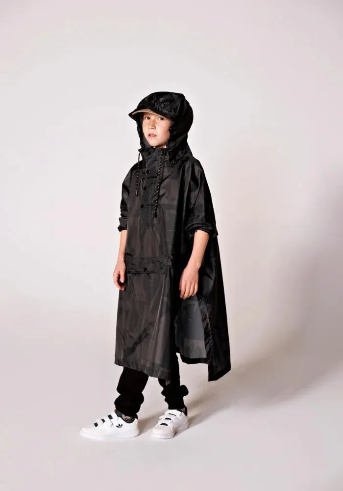 Poncho De Pluie Enfant Back to Black – Image 3