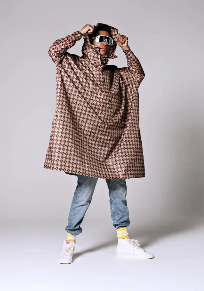Poncho De Pluie Damier – Image 3