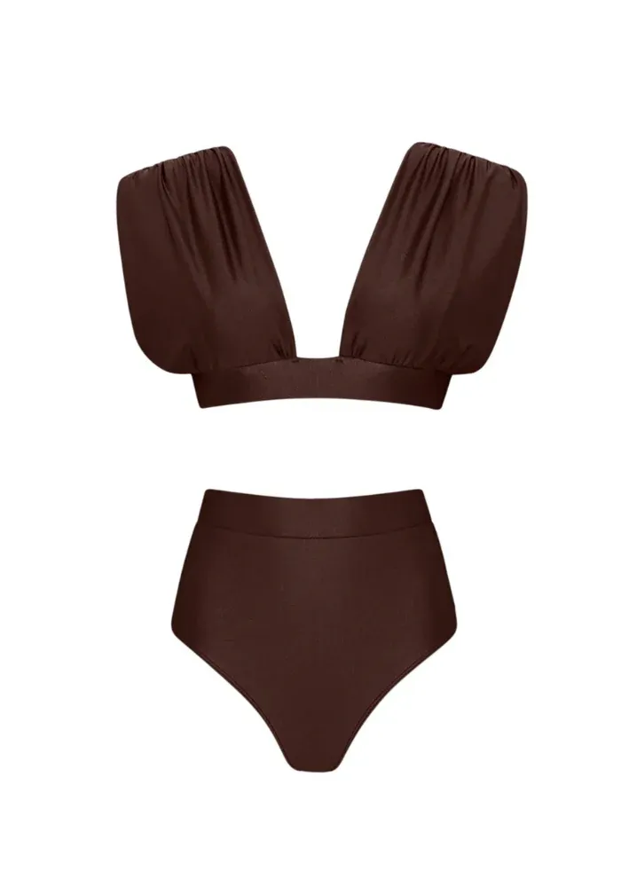 Maillot De Bain Monceau Deux Pièces Chocolat – Image 4