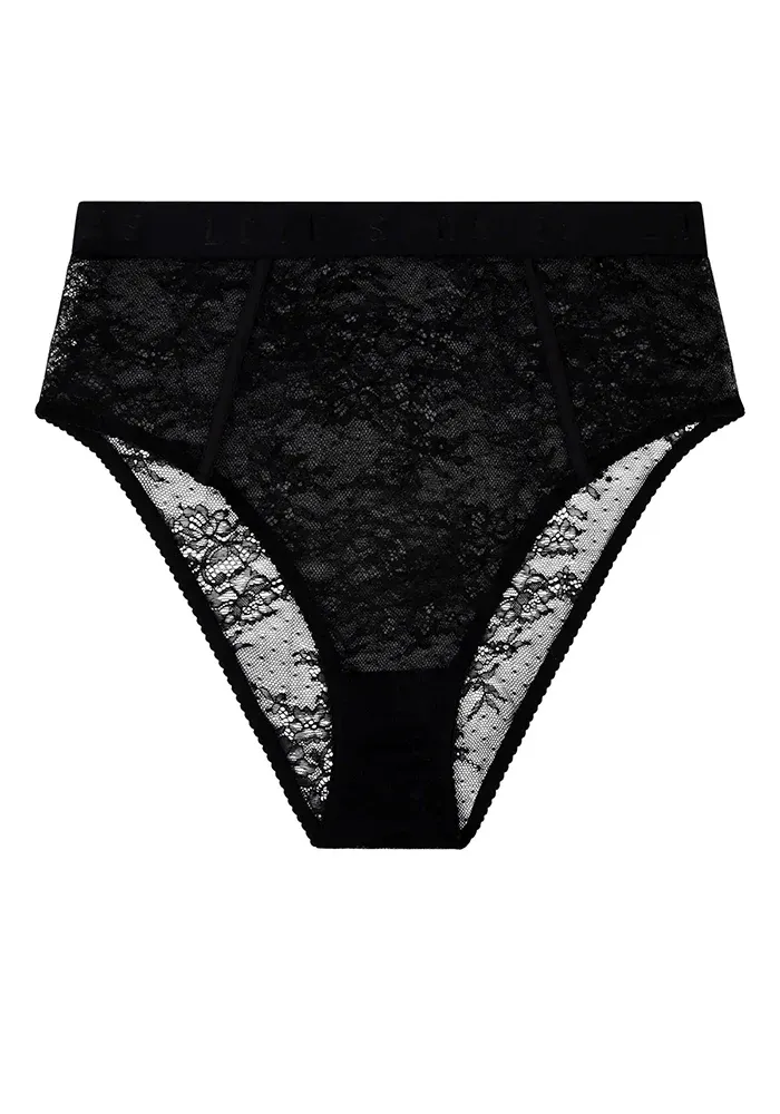 Culotte Haute Pebbles Noire