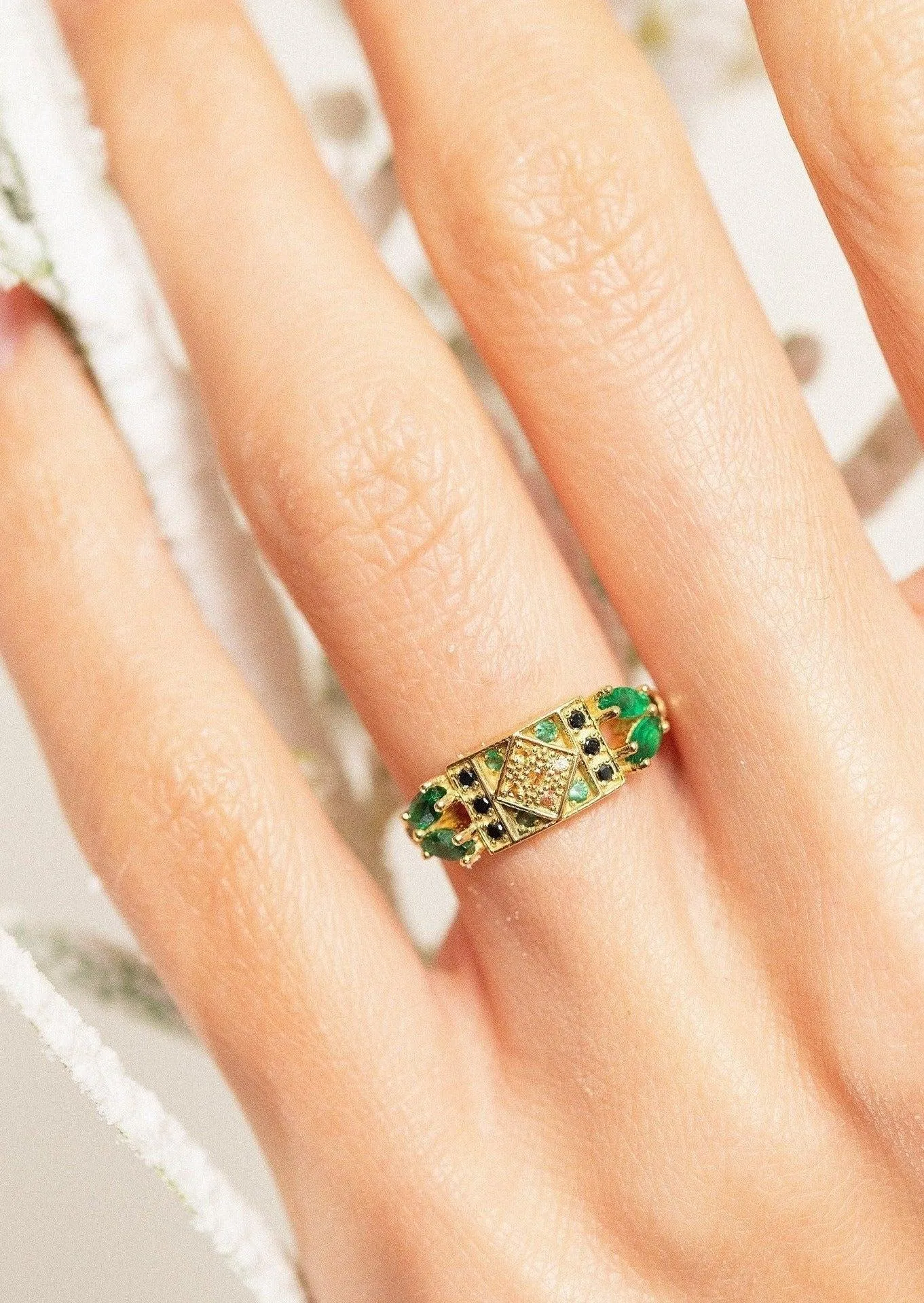 Bague Ava 2 Verte – Image 2