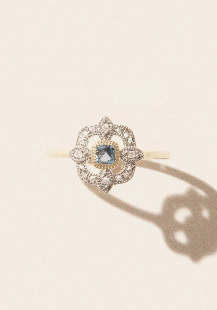 Bague Bettina London Blue Topaz – Image 2