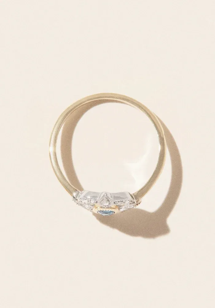 Bague Bettina London Blue Topaz – Image 3