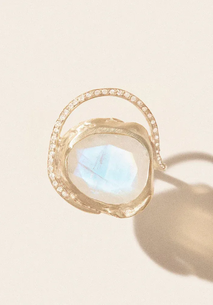 Bague Gaïa Moonstone