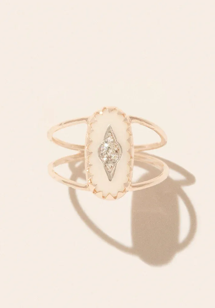 Bague Mahé Blanche