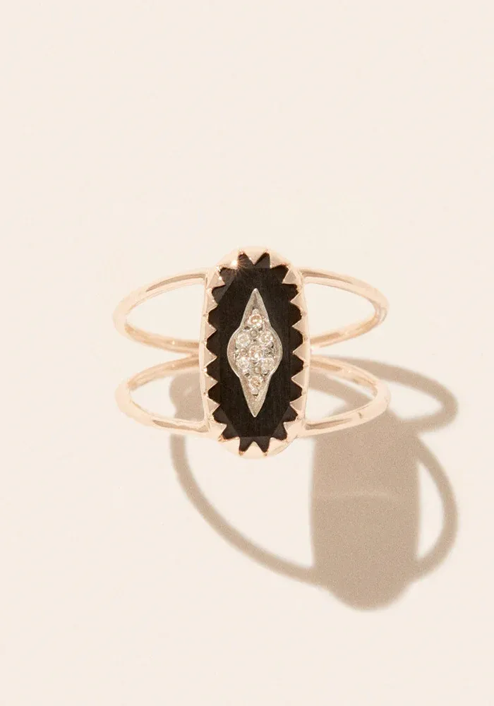 Bague Mahé Noire