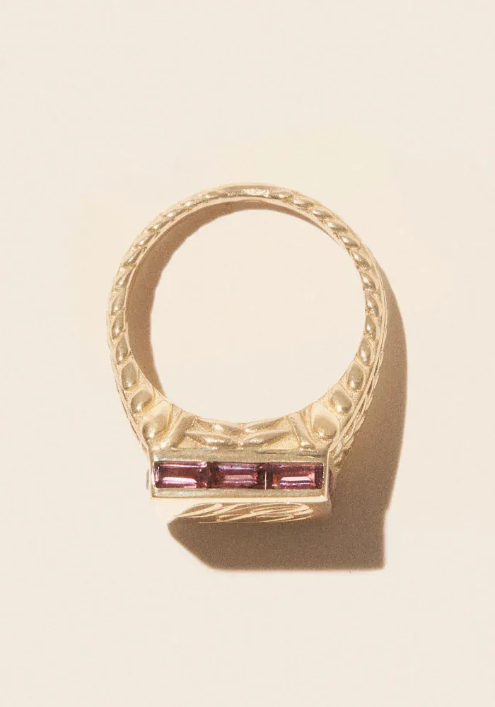 Chevalière Poppy London Tourmaline – Image 4