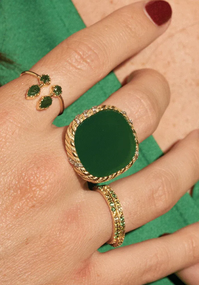 Bague Dona Onyx Vert – Image 2