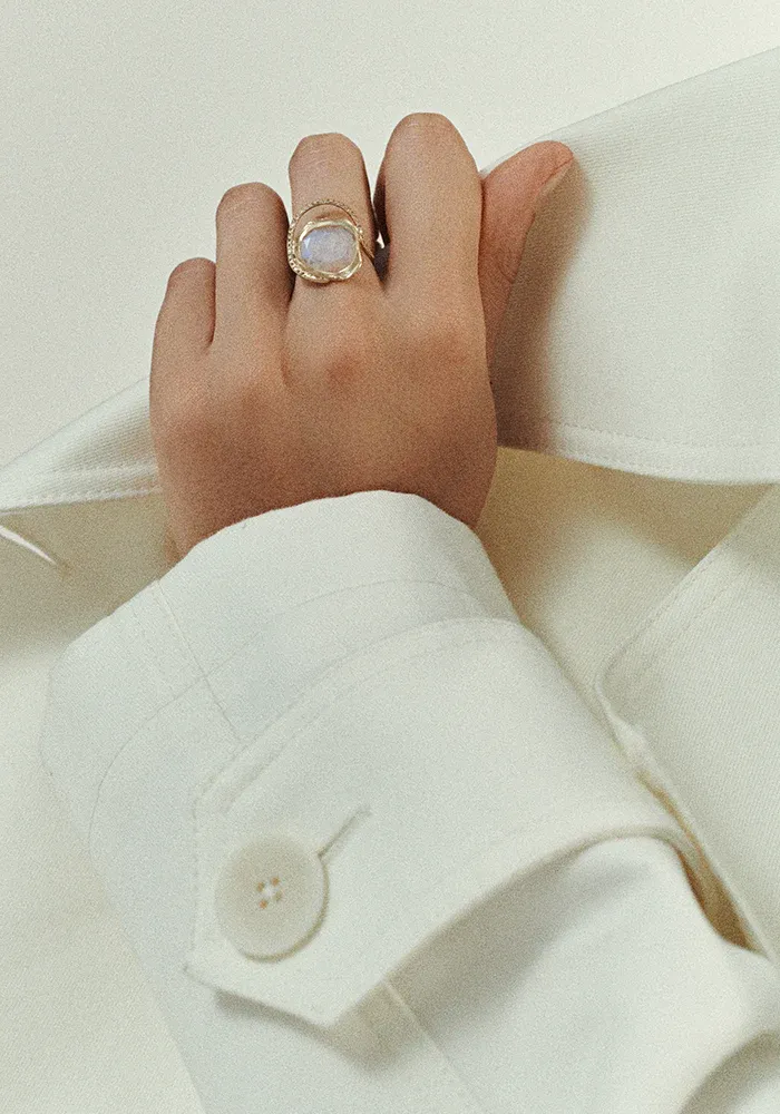 Bague Gaïa Moonstone – Image 3