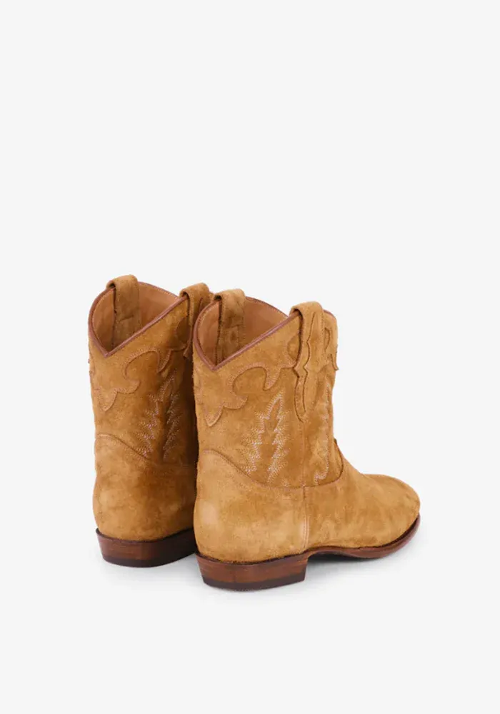 Bottines Early Midnight Suede Ambre – Image 7