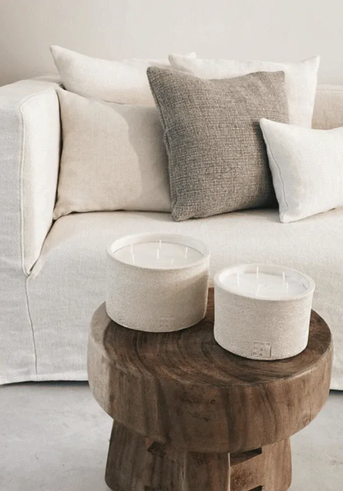 Bougie Down To Earth Écru Medium – Image 3