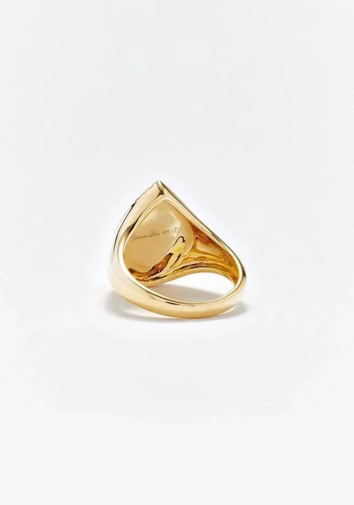 Chevalière Poire Nacre – Image 4