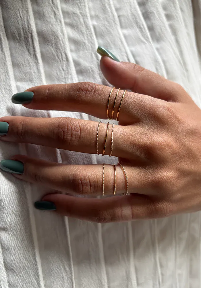 Bague Sally Dorée – Image 4