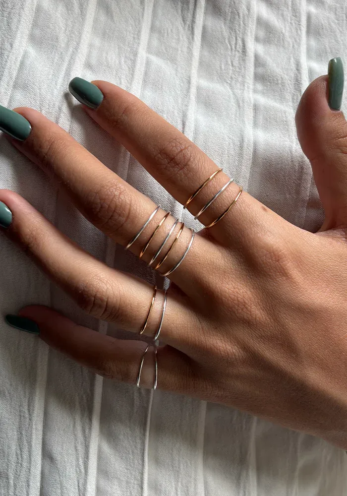 Bague Sally Dorée – Image 3