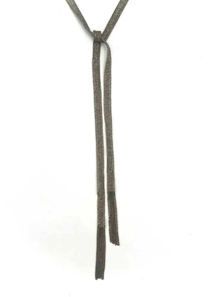 Sautoir Cravatte Kaki – Image 3