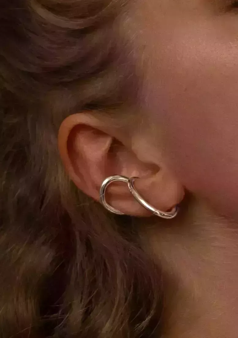 Bijou D'Oreille La Virtuose Argent – Image 2