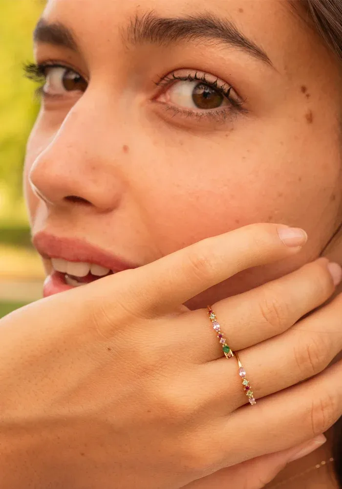 Bague Gaia 2 Rouge – Image 3