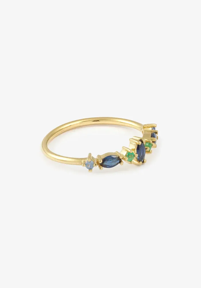 Bague Gaia 5 Bleue – Image 4