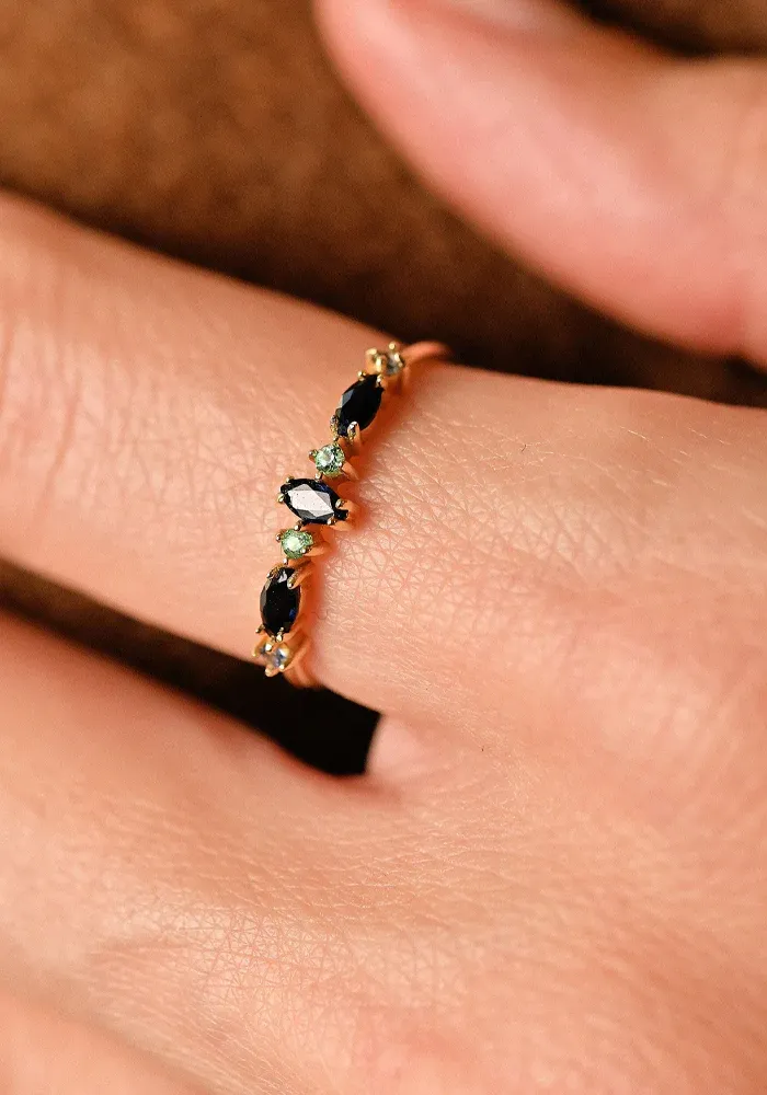 Bague Gaia 5 Bleue – Image 2