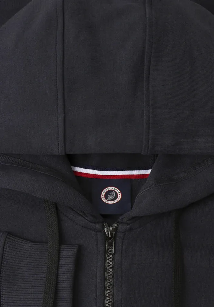 Sweat Hoodie Zip 23 Navy – Image 4