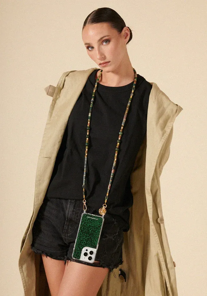 Bijou De Téléphone Jade Vert – Image 2