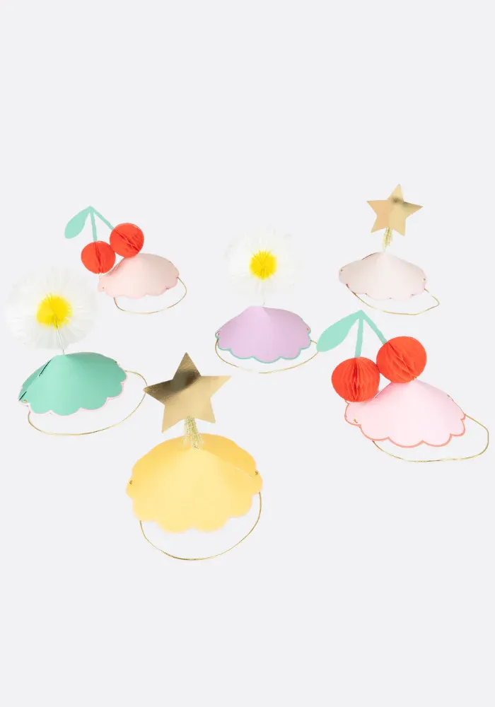 Lot De 6 Chapeaux Happy Icons