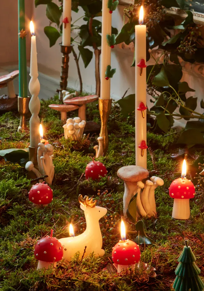 Lot de 5 Bougies De Noël – Image 2