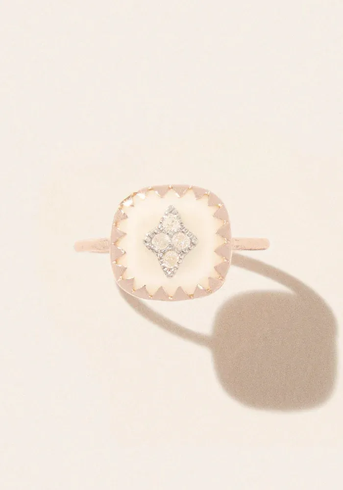 Bague Pierrot Blanc