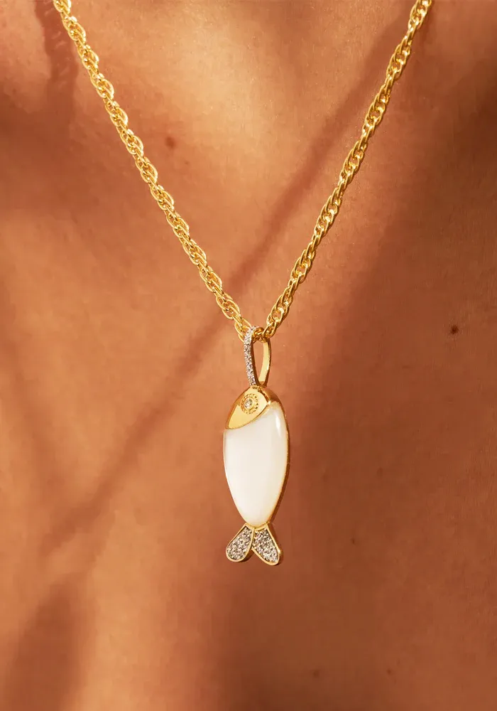 Sautoir Poisson Nacre