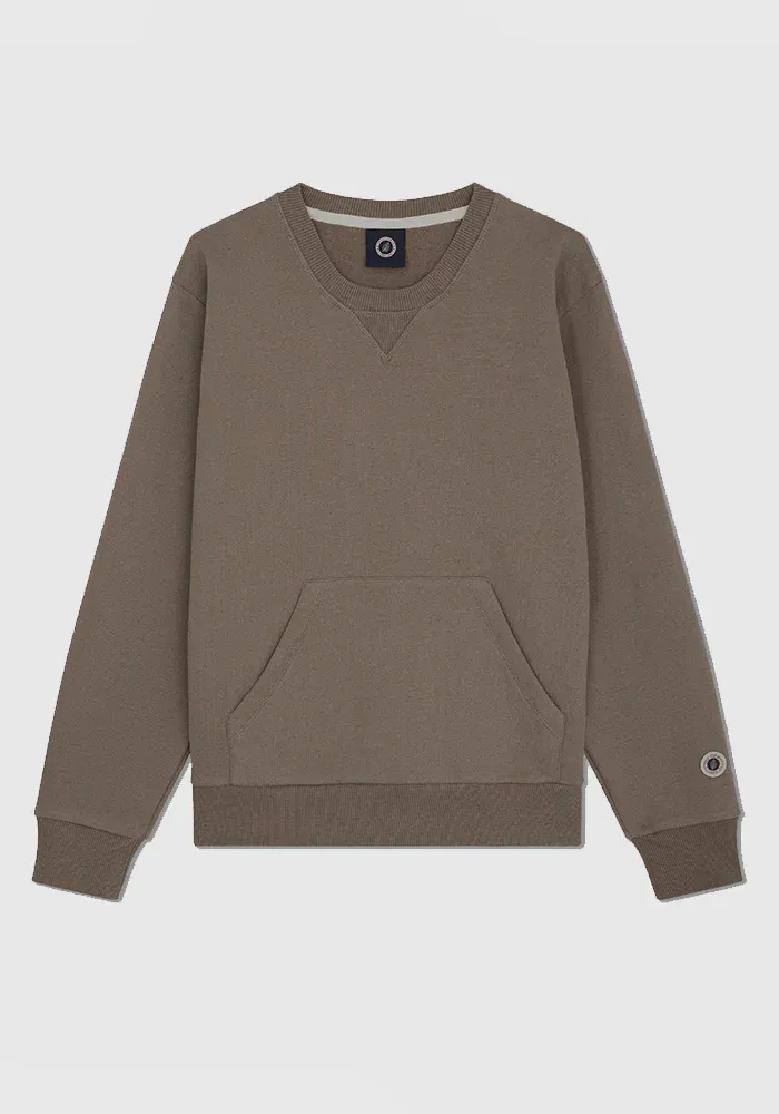Sweat Wide Crew Taupe