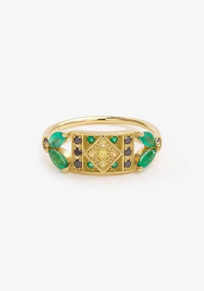 Bague Ava 2 Verte