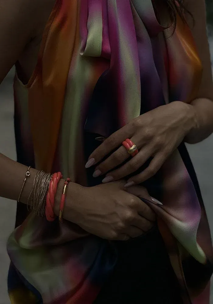 Bague Katt Corail Fluo Exclu Blush – Image 5