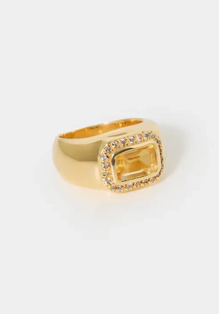 Bague 01 Citrine