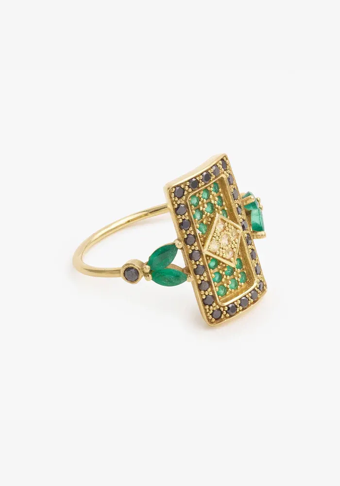 Bague Ava 1 Verte – Image 3