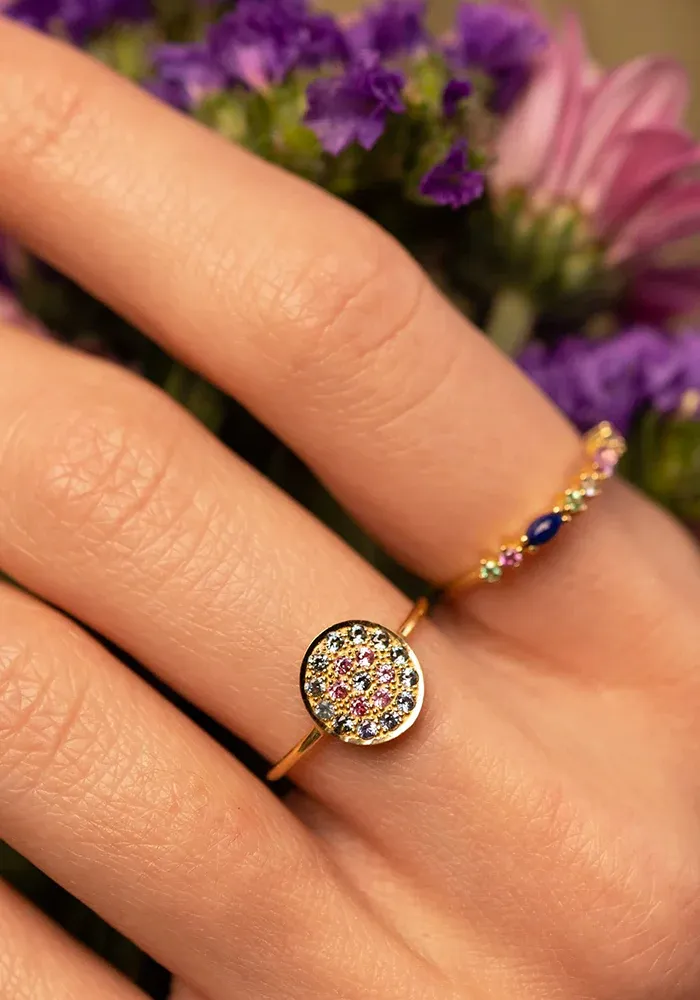 Bague Babystone 1 Rose – Image 2