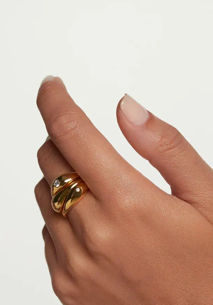 Set De 3 Bagues Sugar