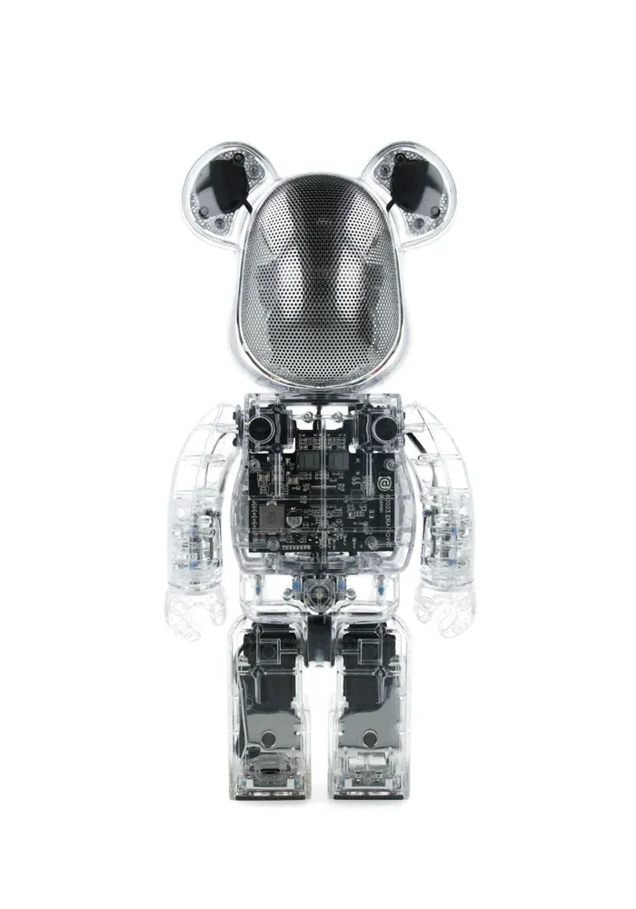 Statue Bearbrick Enceinte Clear Rinaro – Image 9