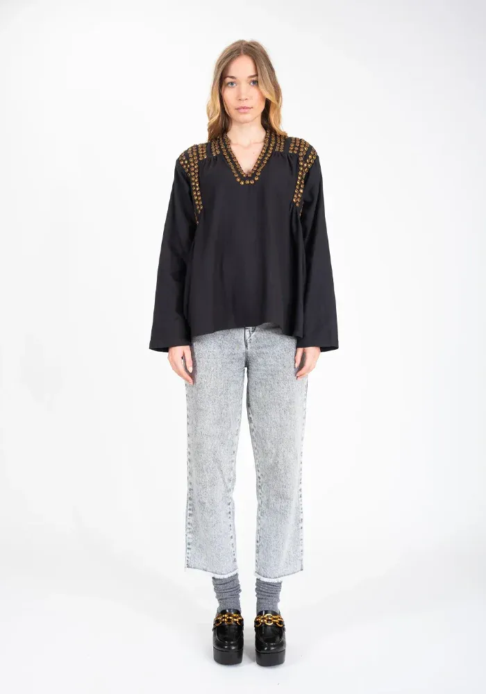 Blouse Bling Noire – Image 3