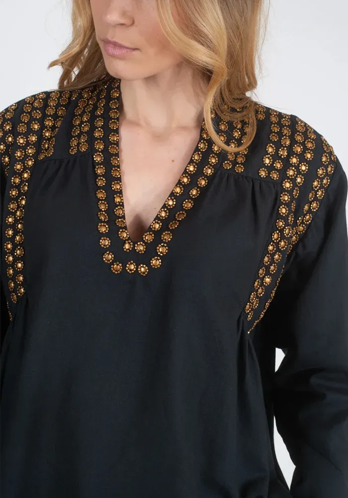Blouse Bling Noire – Image 2