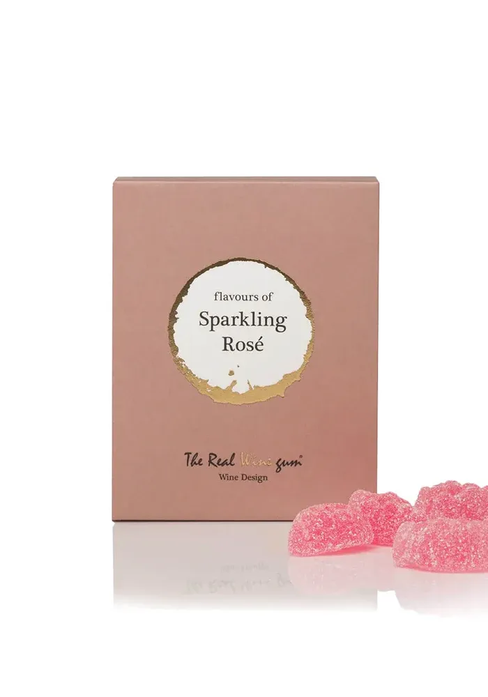 Boite De Bonbons Goût Rosé Pétillant 50g