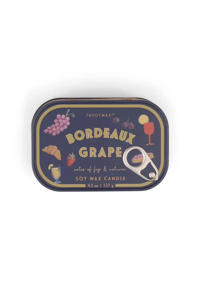 Bougie Bistro Tin Bordeaux Grape – Image 4