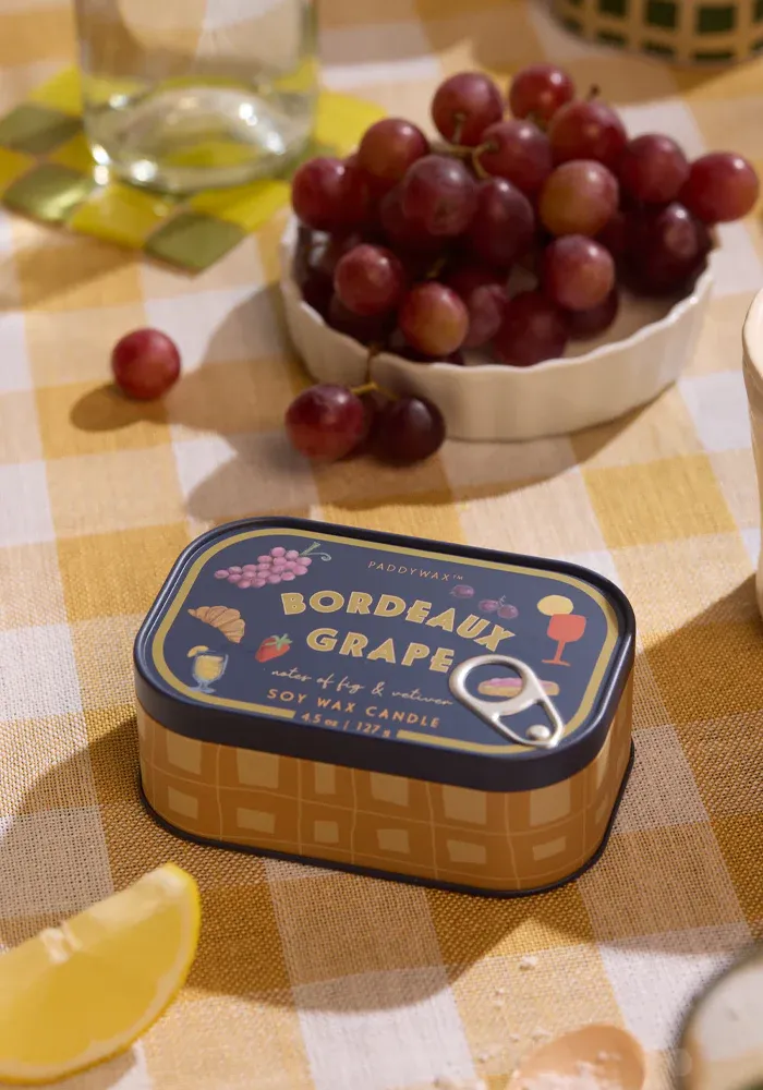 Bougie Bistro Tin Bordeaux Grape