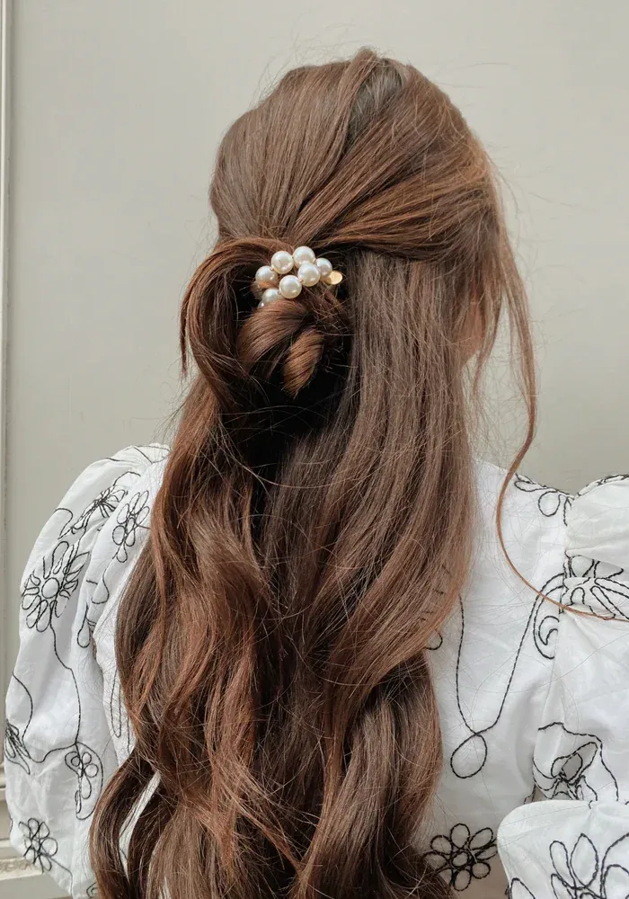 Bichou Bracelet-Chouchou Perles Nacrées – Image 3