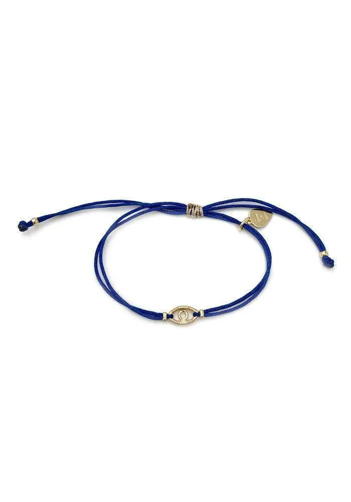 Bracelet Eyes Grand Modèle En Corde De Guitare Sur Cordon – Image 5