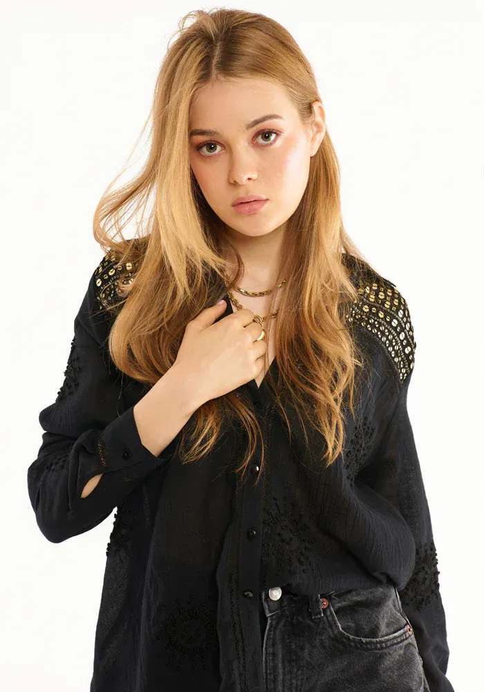 Chemise Lydie Noire – Image 3