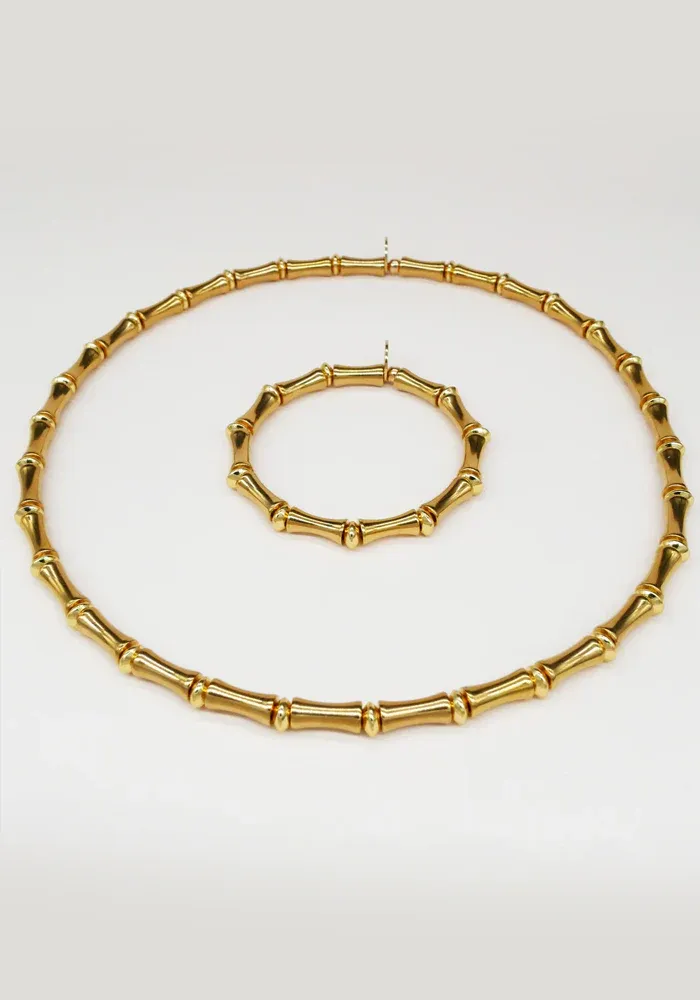 Bichou Collier-Chouchou Bambou L Doré