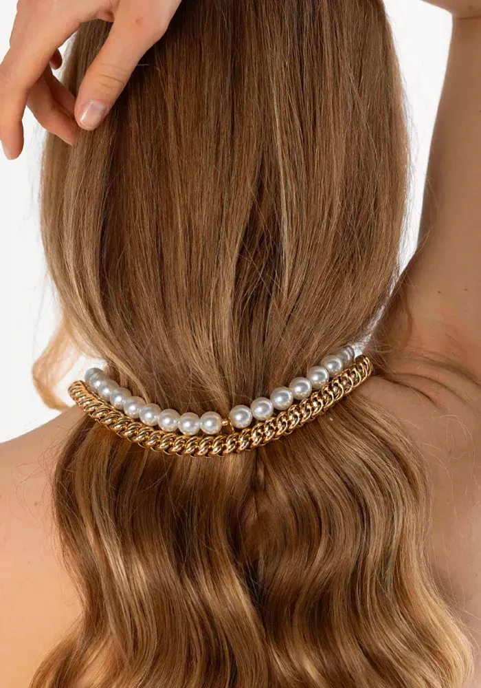 Bichou Collier-Chouchou Perles Nacrées – Image 4